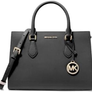 Michael Kors handbag for women Sheila satchel medium (Black With Gold Hardware)  Clothing, Shoes & Jewelry